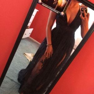 ShowPo Navy Prom Dress